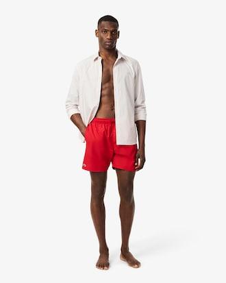 Mid Length Monochrome Swim Trunks Product Image