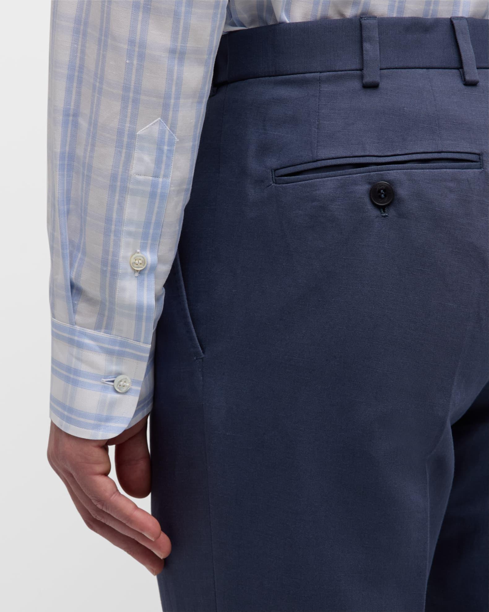 Men's Journey Slim Linen Trousers Product Image