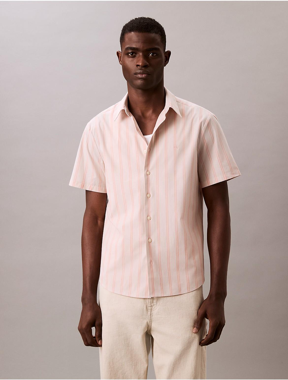 Poplin Stripe Classic Button-Down Shirt  Product Image