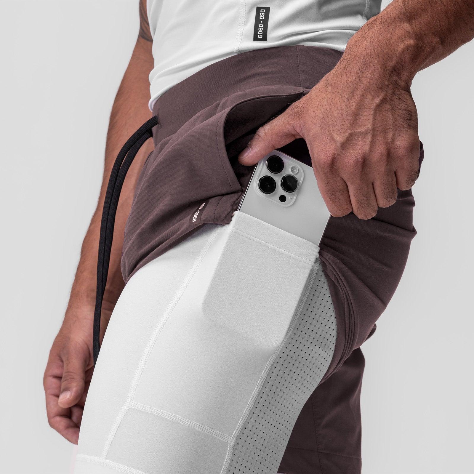 0866. Tetra-Lite® 7" Liner Short - Nightshade "Cyber"/White Male Product Image