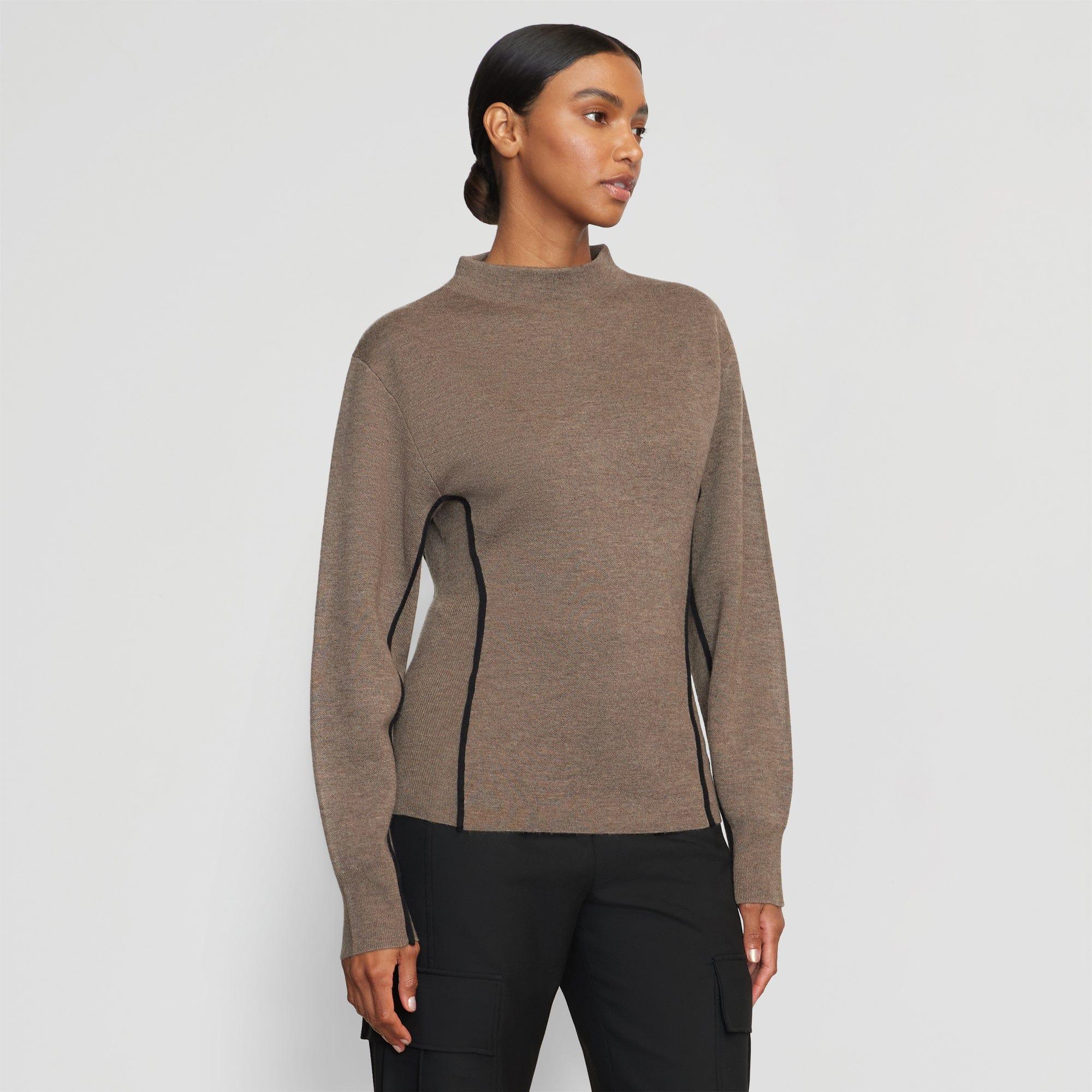 Clarice Contrast-Piping Sweater Product Image