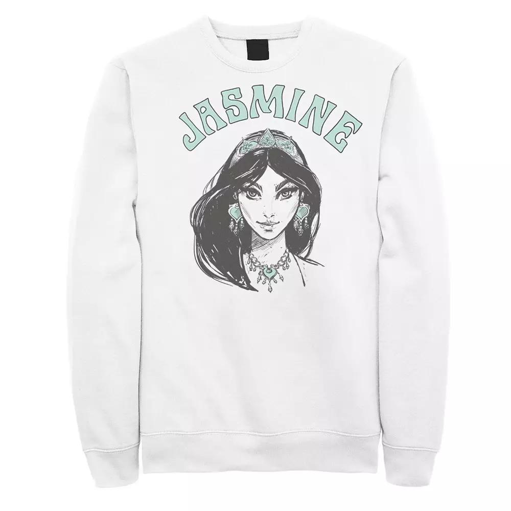 Men's Disney's Aladdin Live Action Jasmine Face Sketch Fleece,  Product Image