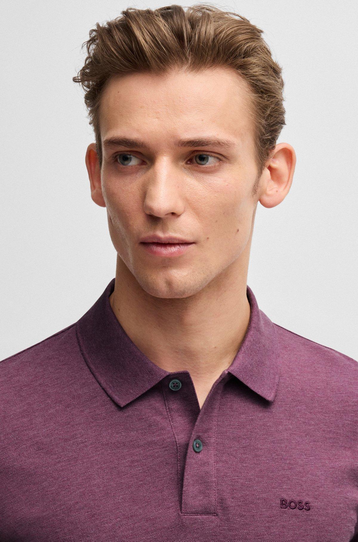 Pallas logo-detail polo shirt in cotton piqué Product Image