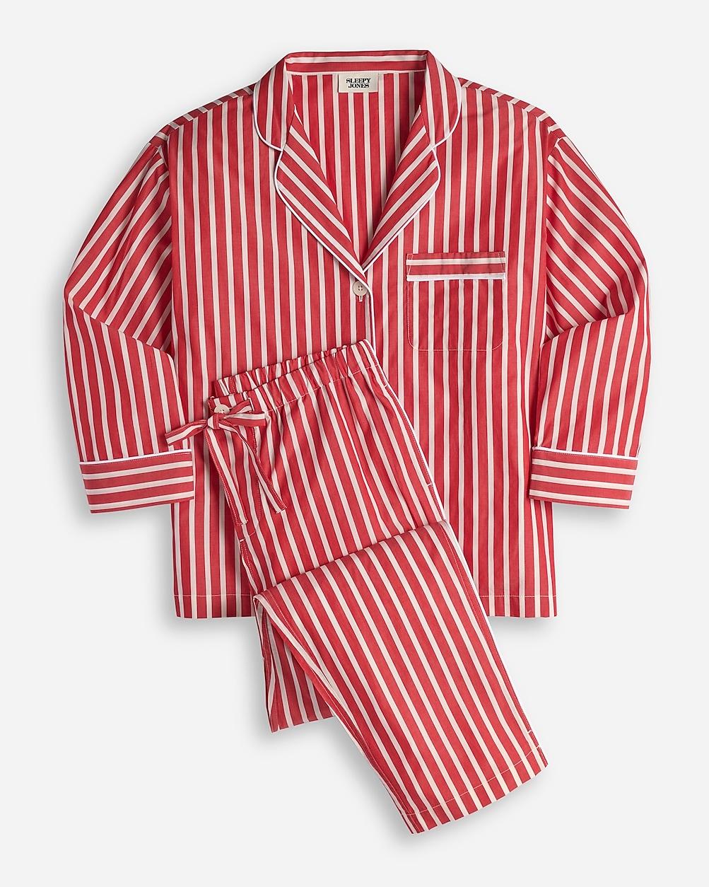 Sleepy Jones womens Marina pajama set in shadow stripe Product Image