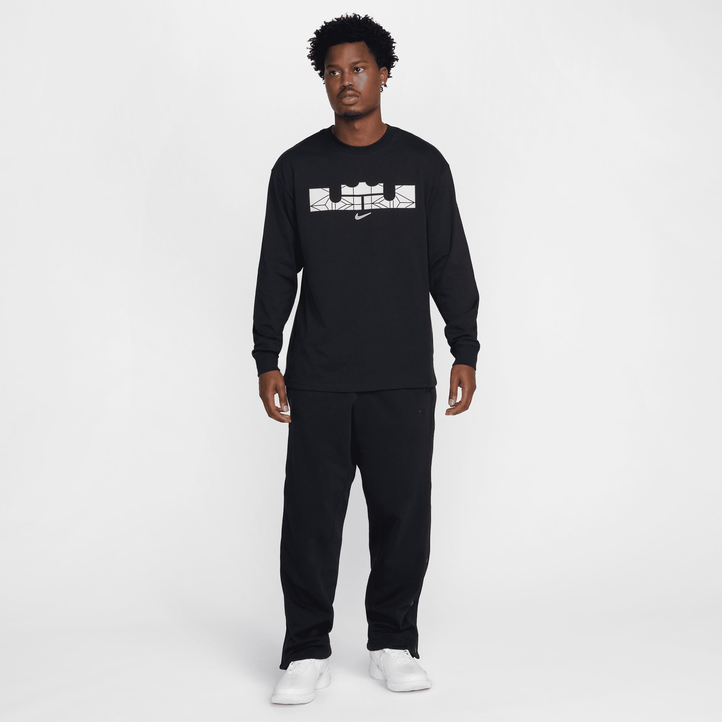 Nike Men's LeBron Max90 Long-Sleeve Basketball T-Shirt Product Image