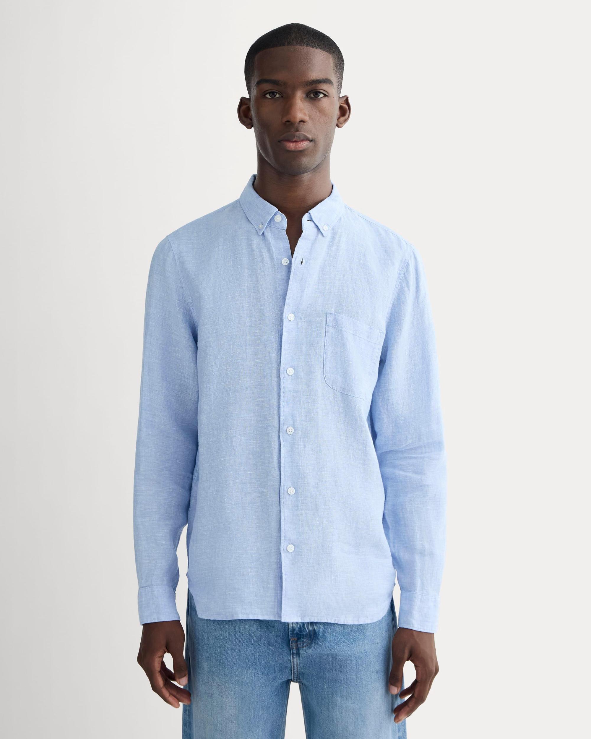 Mens Classic Shirt in Linen by Everlane Product Image