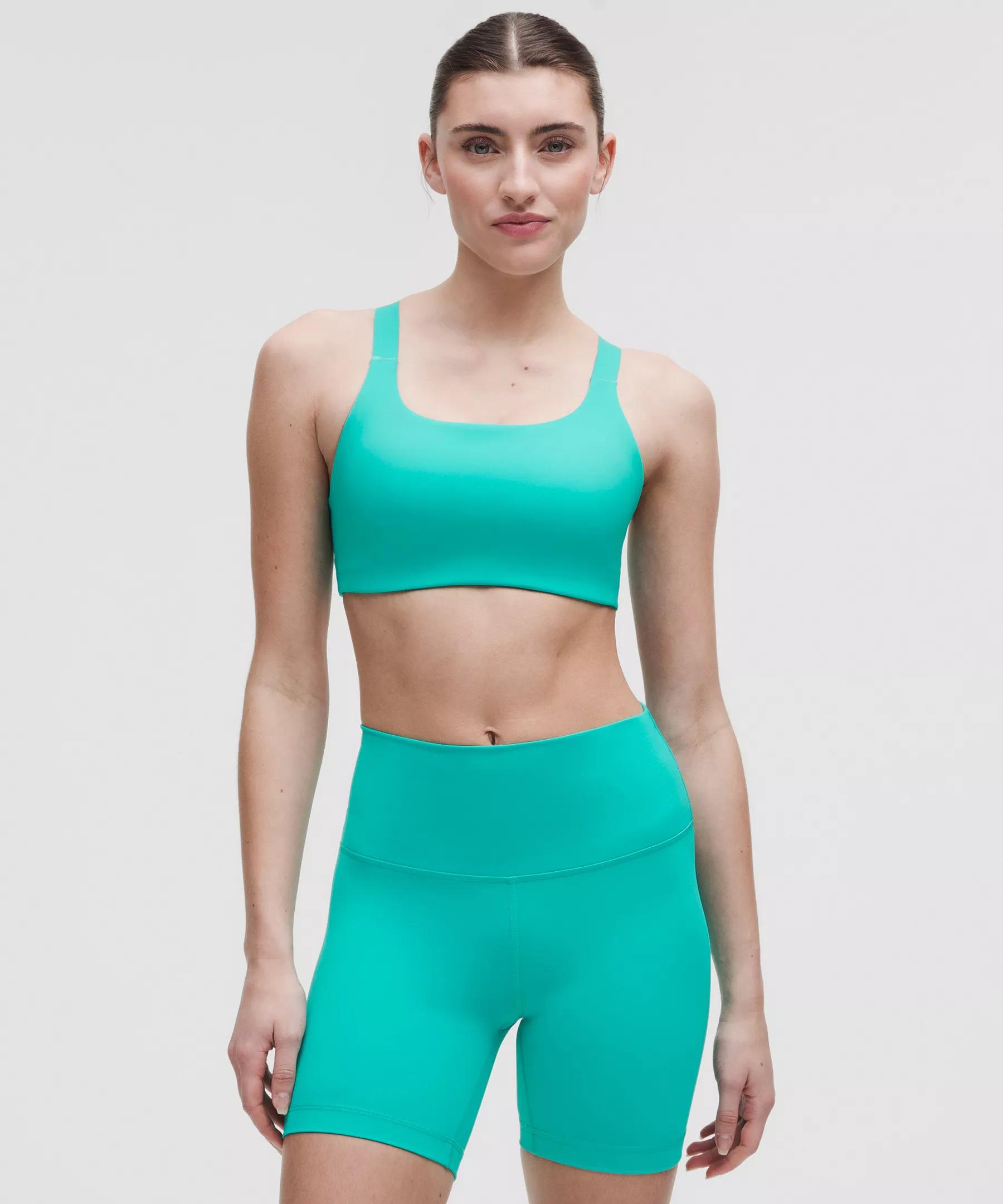 Ultralu Square-Neck Workout Bra *Medium Support, B/C Cup Product Image