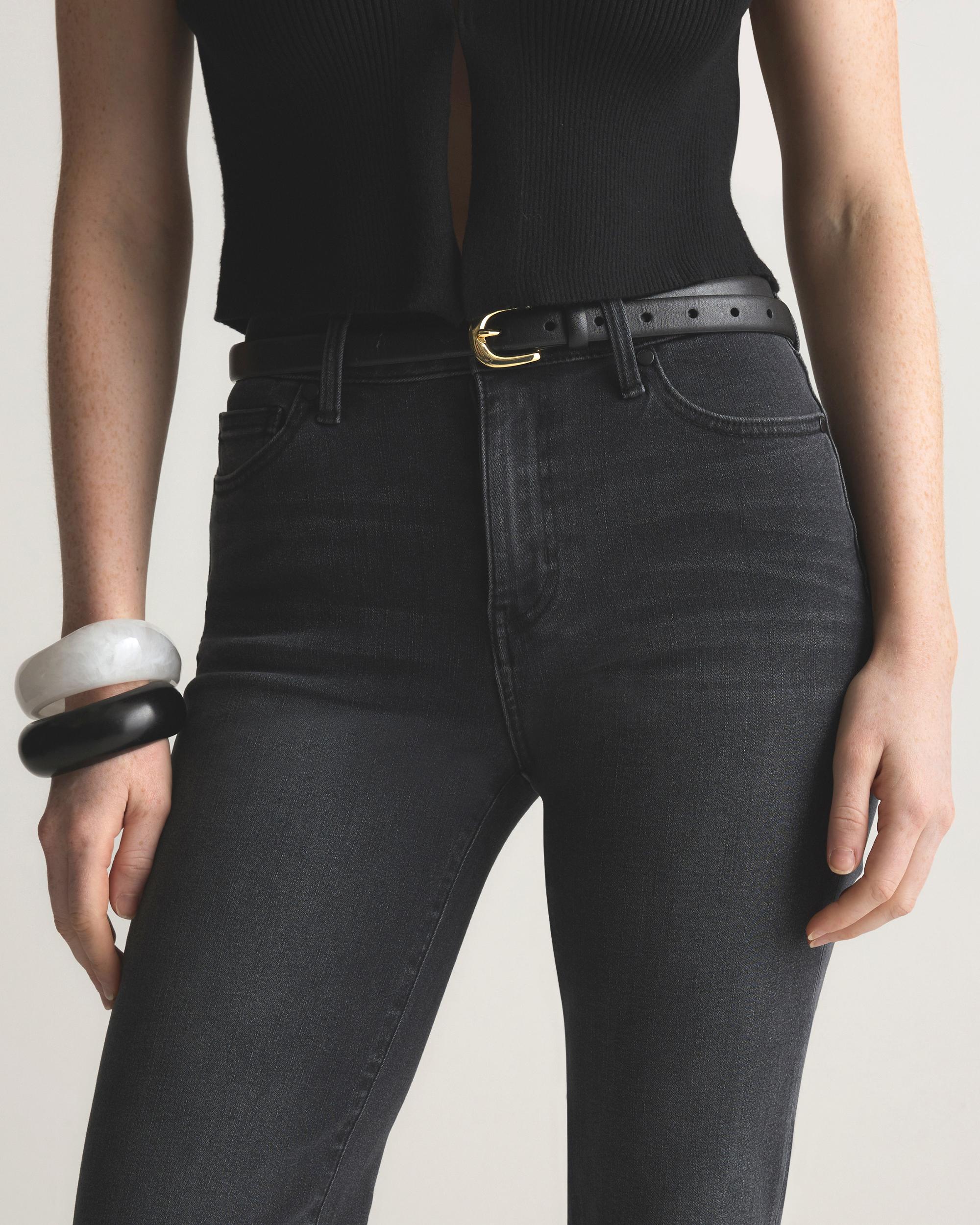 Quince | Women's Bella Stretch Straight Jeans Organic Cotton Product Image