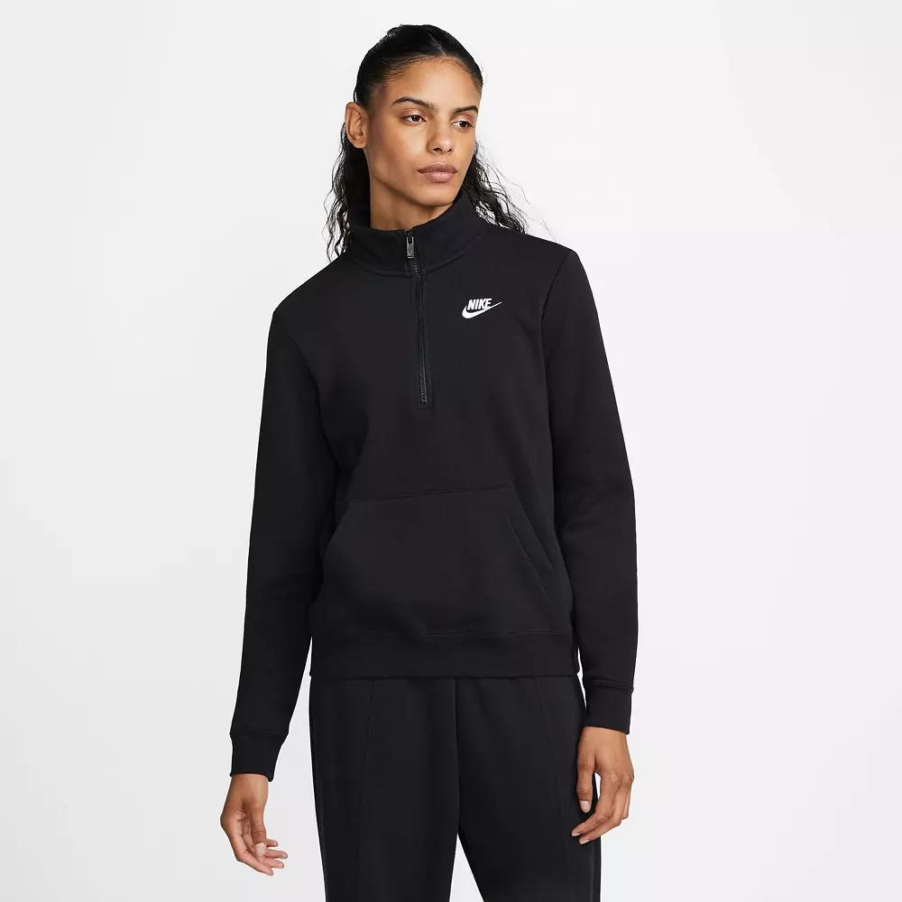 Women's Nike Sportswear Club Fleece Quarter-Zip Sweatshirt,  Product Image