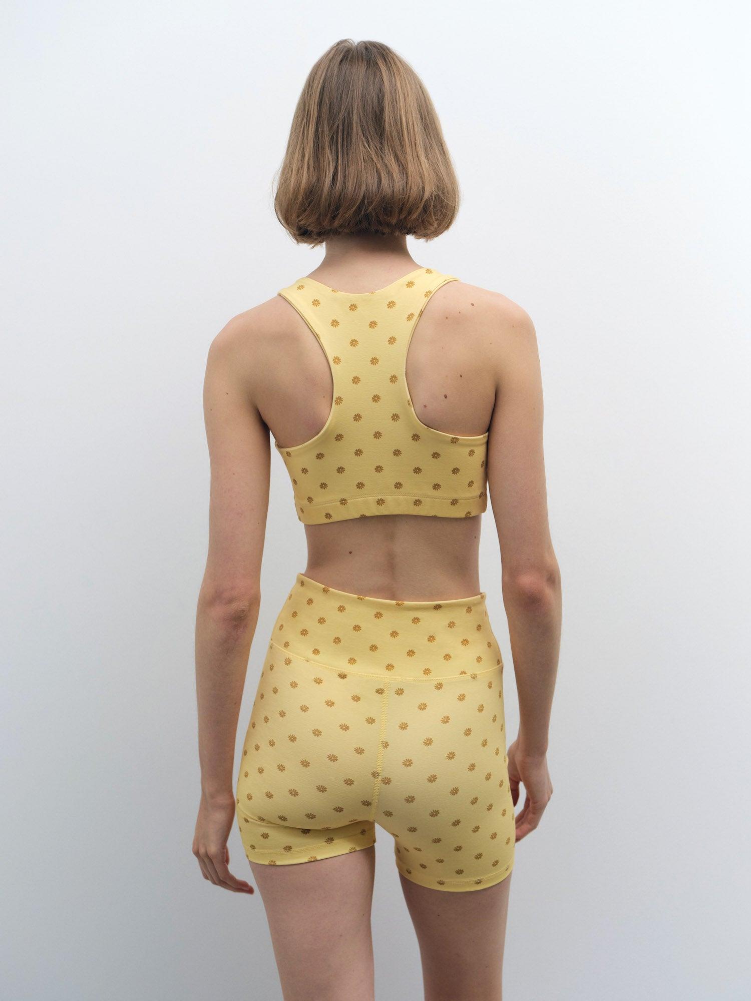 Organic Stretch Printed Sports Bra Female Product Image