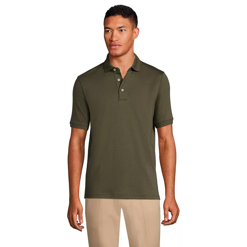 Big & Tall Lands' End Super Soft Supima Polo, Men's,  Product Image