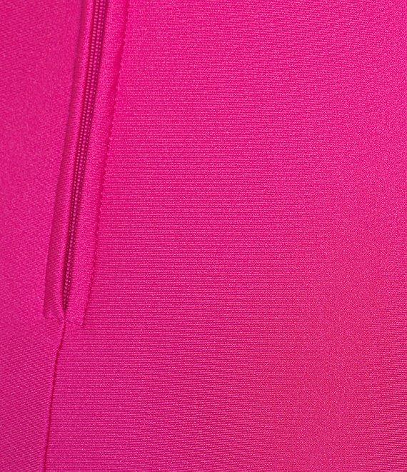 B. Darlin Spaghetti Strap Cowl Neck Shirred Detail Slim Dress Product Image