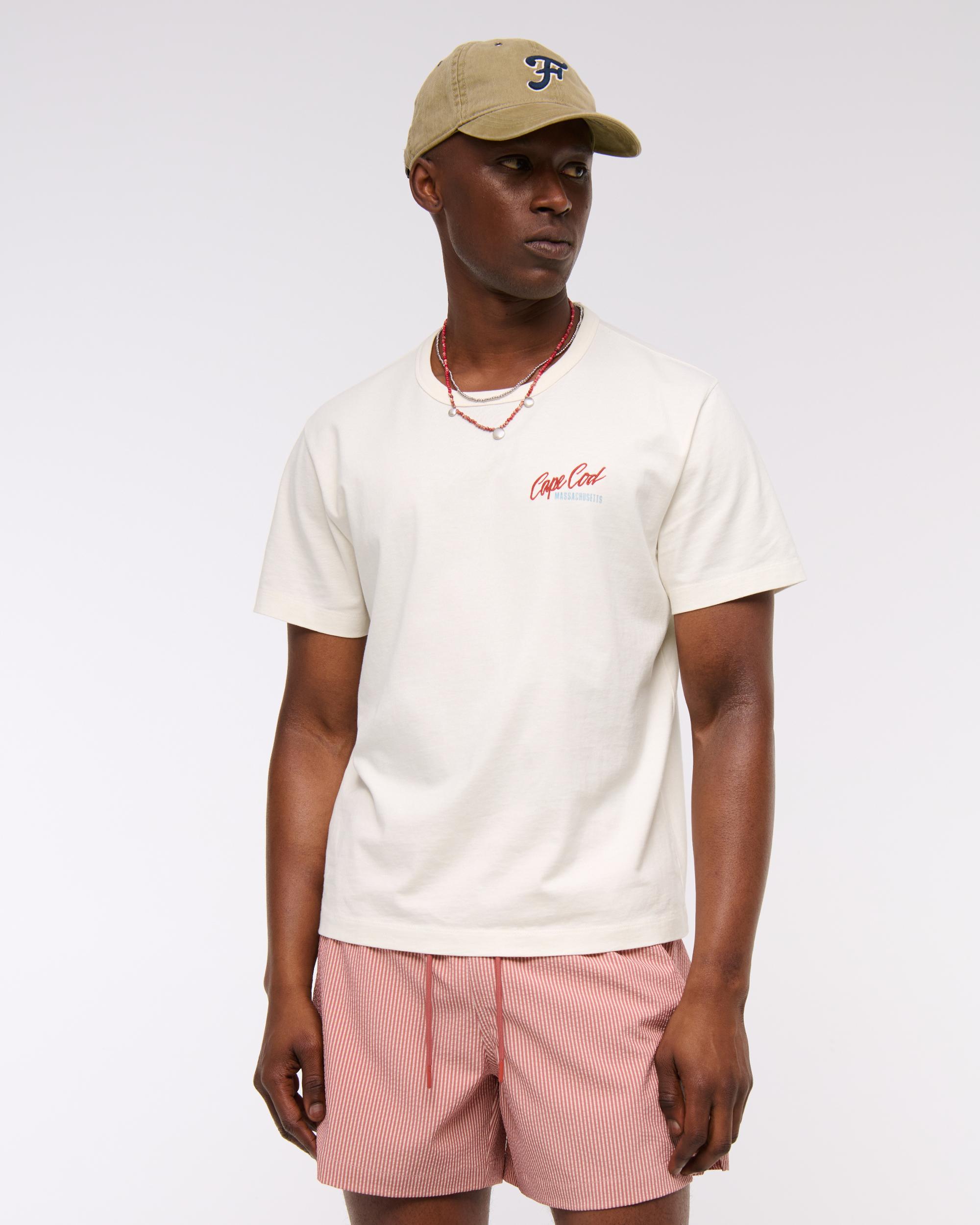 Nautical Classic Polished Cropped Graphic Tee Product Image