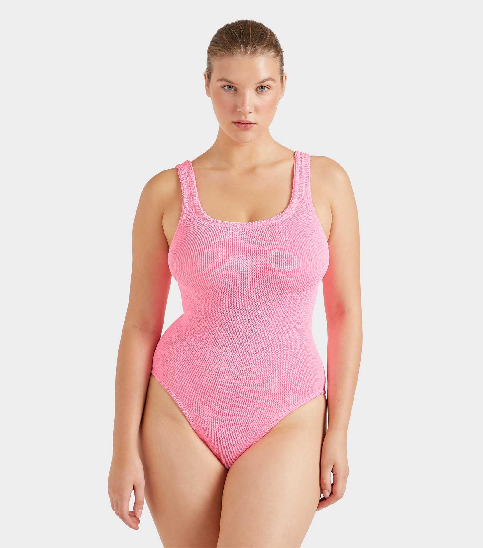 Coverage Square Neck Swim - Bubblegum Product Image