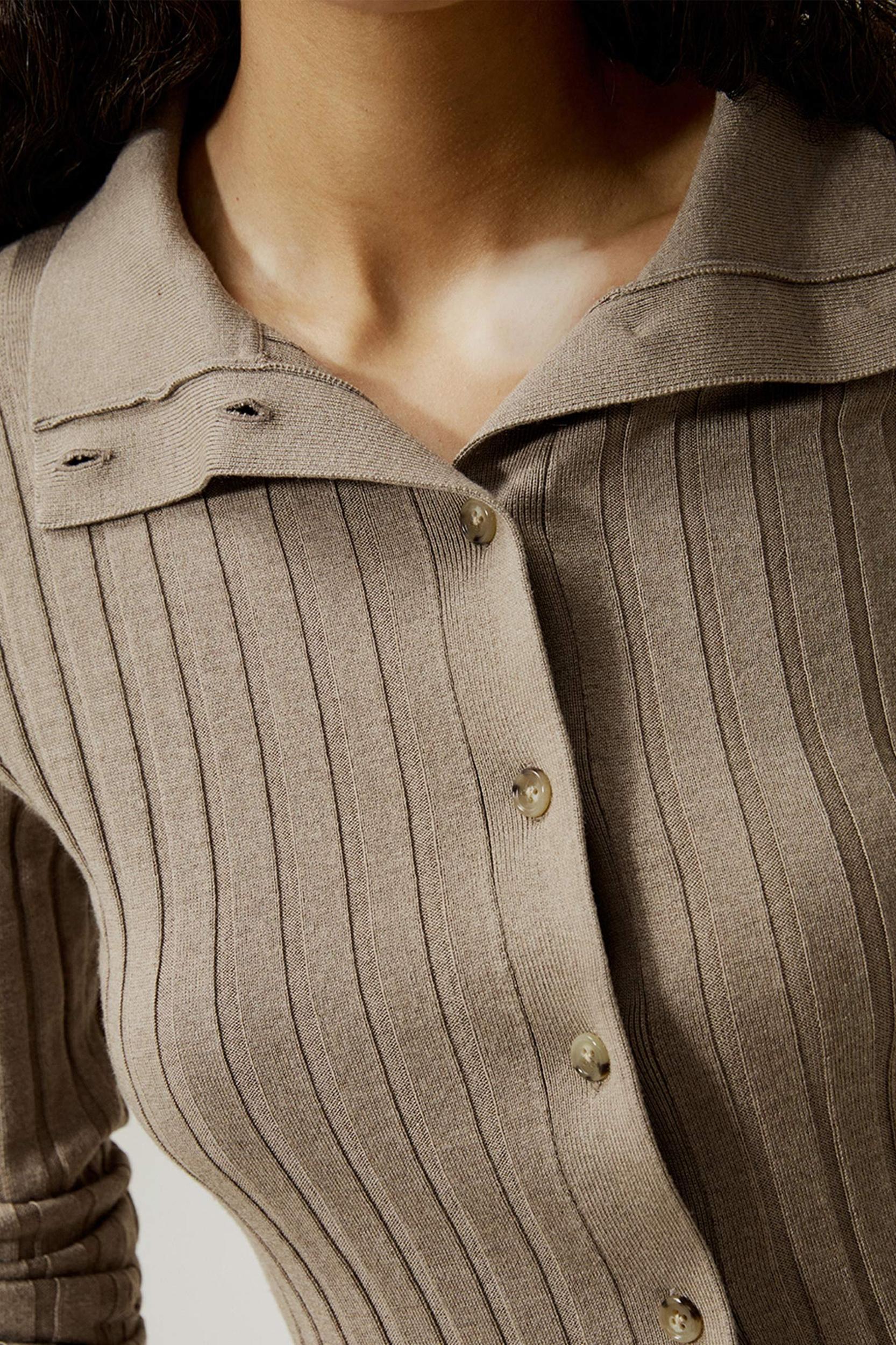 LILYSILK Cashmere Blend Sweater for Women Dark Camel Soft and Skin-Friendly Slim-Fit Long Sleeves 100% Grade 6A Mulberry Silk L Product Image