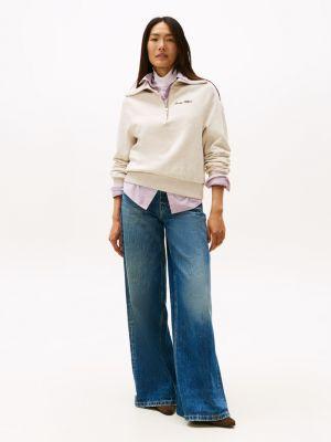 Interlock Fleece Quarter-Zip Sweatshirt Product Image