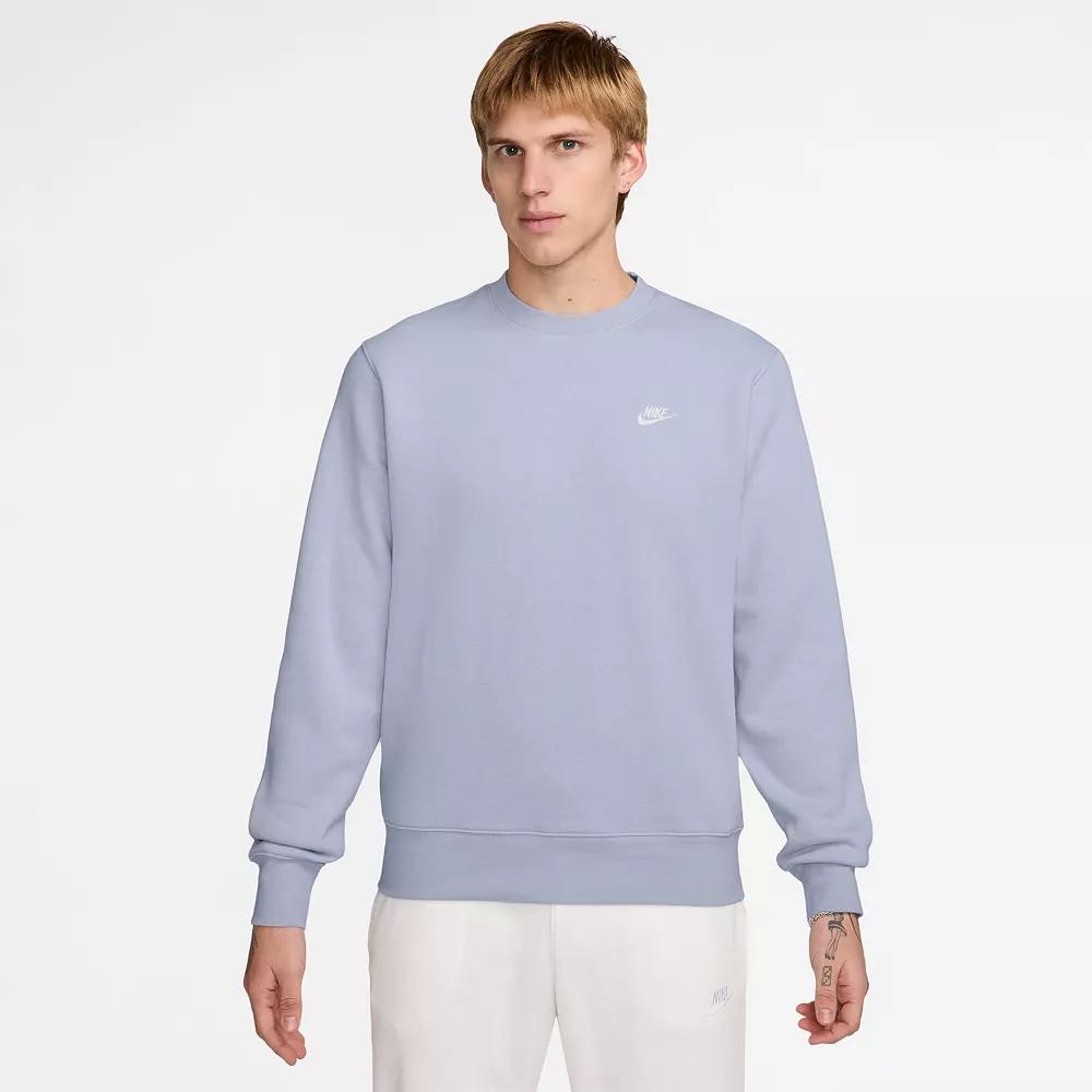 Big & Tall Nike Club Fleece Crewneck Sweatshirt, Men's,  Product Image