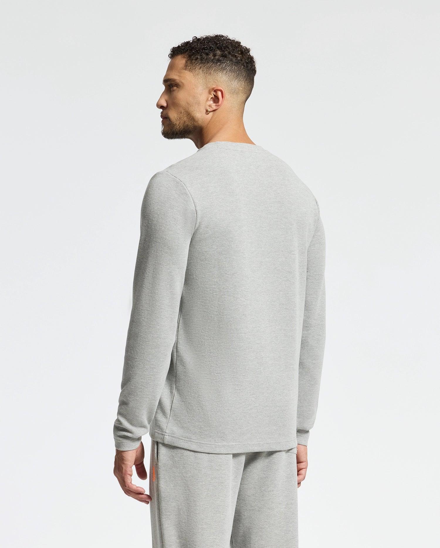 MENS VAL WAFFLE LOUNGE LONG SLEEVE TEE - B6T672E200 Product Image