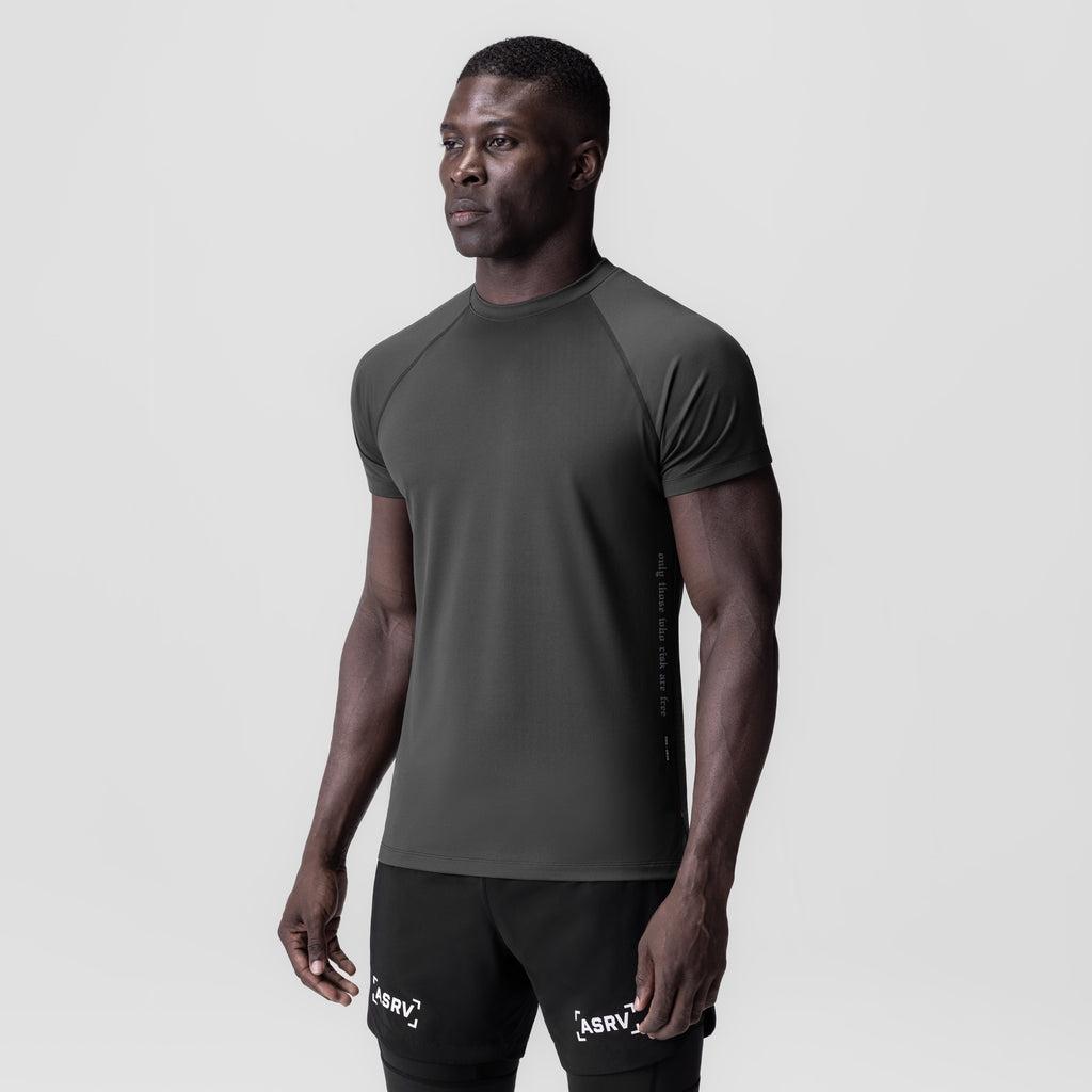 0839. 3D-Lite® 2.0 Lycra® Fitted Tee - Space Grey "OTWR" Product Image