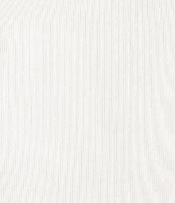 Spanx Ribbed Knit Off-The-Shoulder Ruched Top Product Image