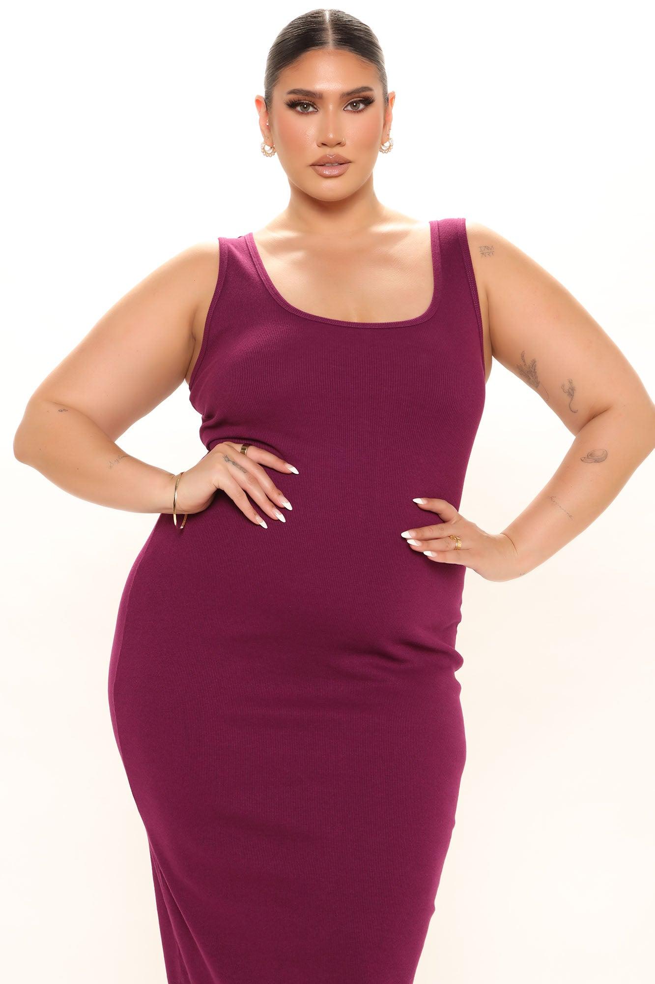Mulberry Street Maxi Dress - Eggplant Product Image