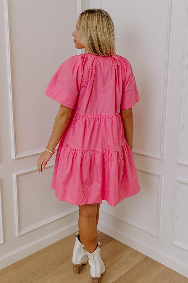 Take A Chance Mini Dress in Pink Product Image