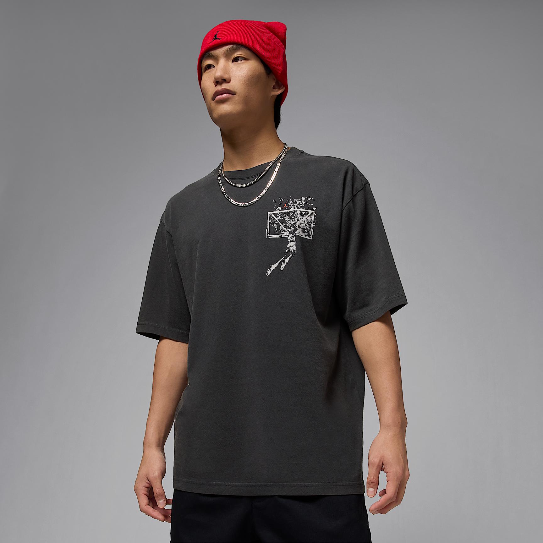 Men's Jordan Brooklyn Oversized Graphic T-Shirt Product Image