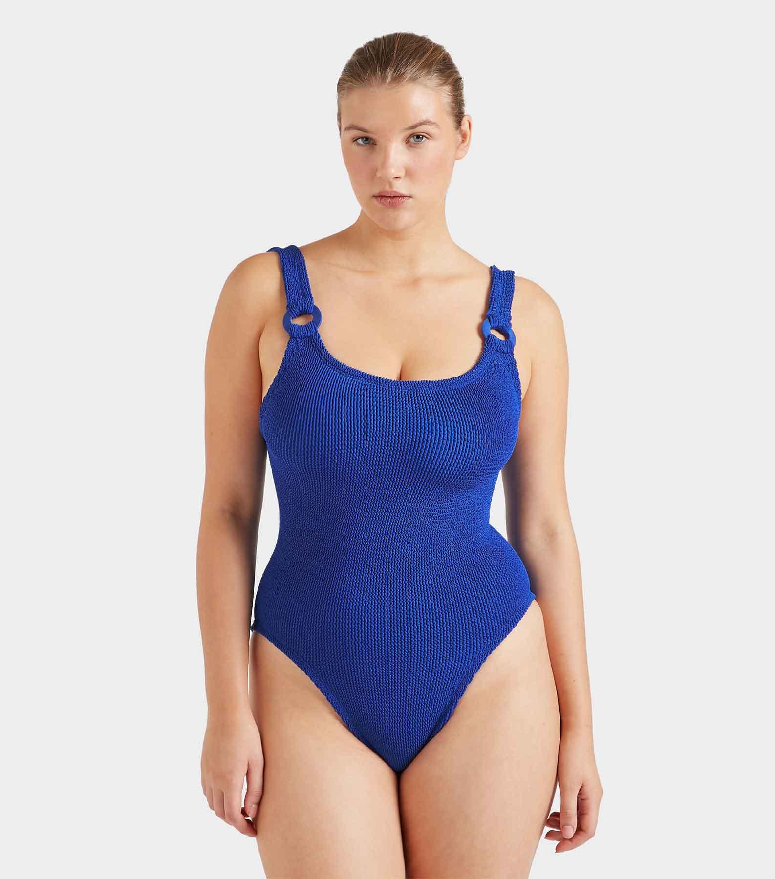 Domino Swim With Tonal Hoops - Royal Blue Product Image