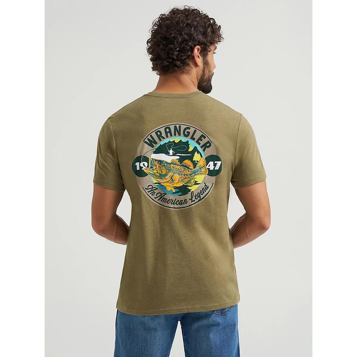 Men's Wrangler Southwestern Logo Graphic Hoodie in Jet Product Image