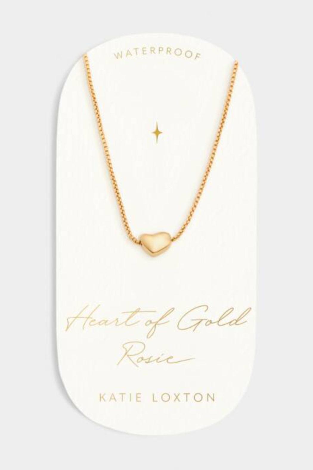 HEART OF GOLD Charm Necklace Product Image