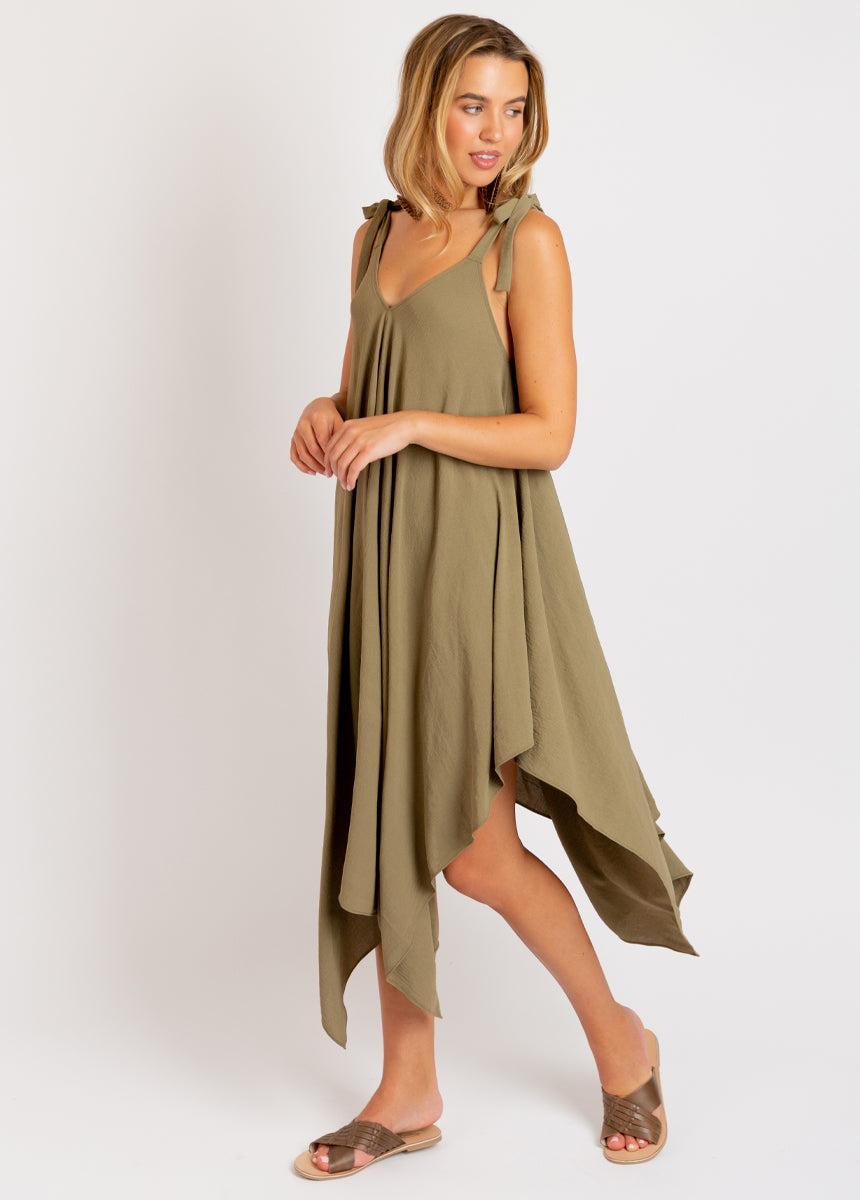Ellio Dress in Olive Ash Female Product Image