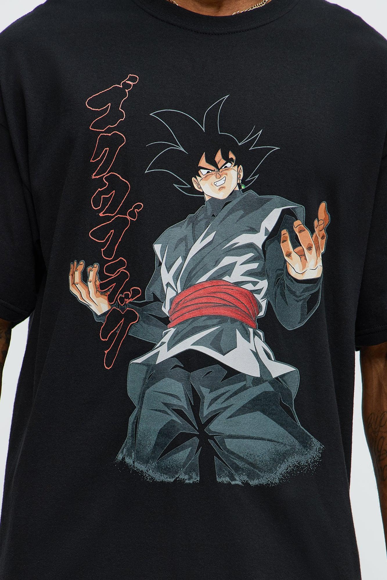 Dragon Ball Super Black Short Sleeve Tee - Black Product Image
