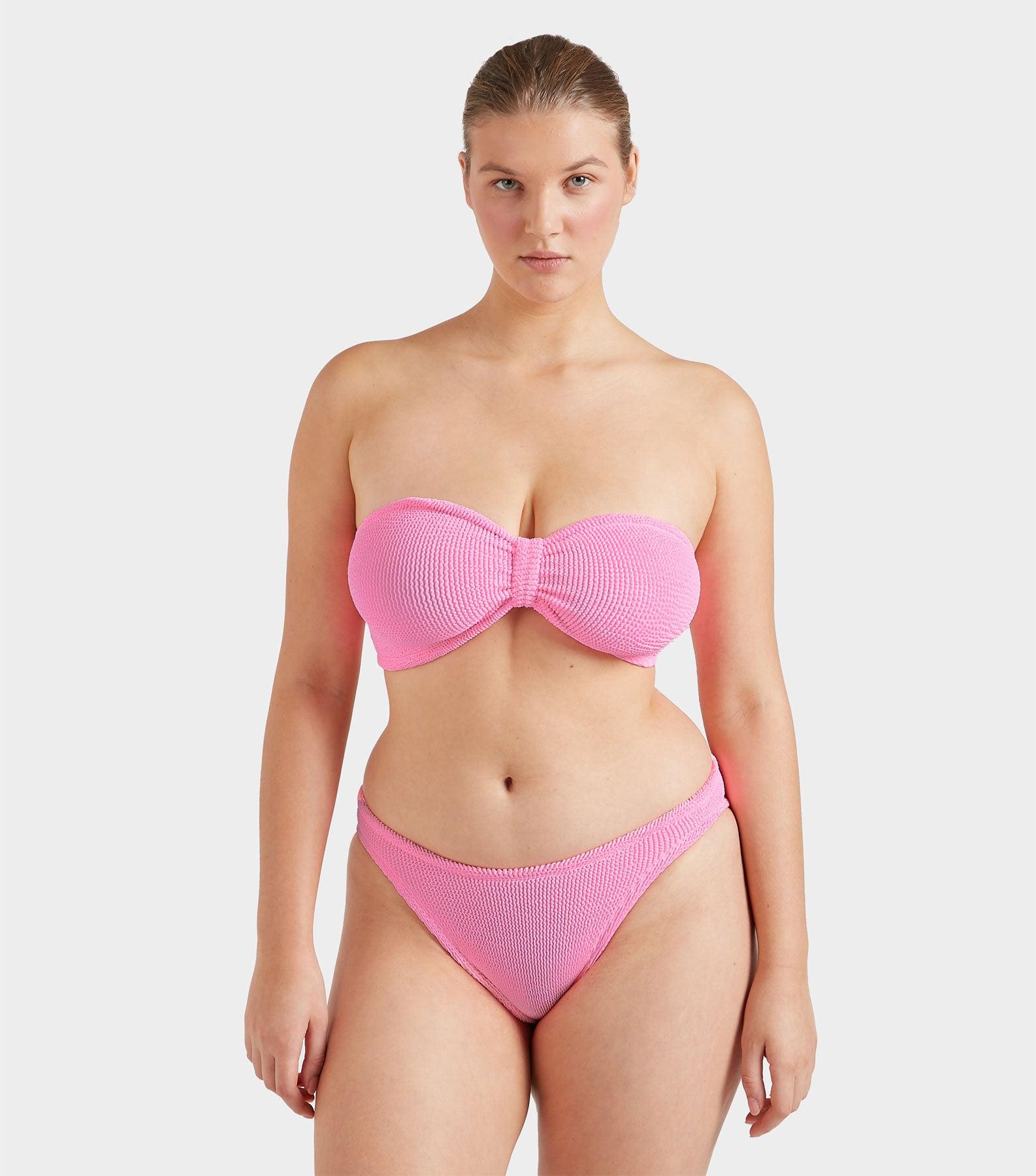 Coverage Jean Bikini - Bubblegum Product Image