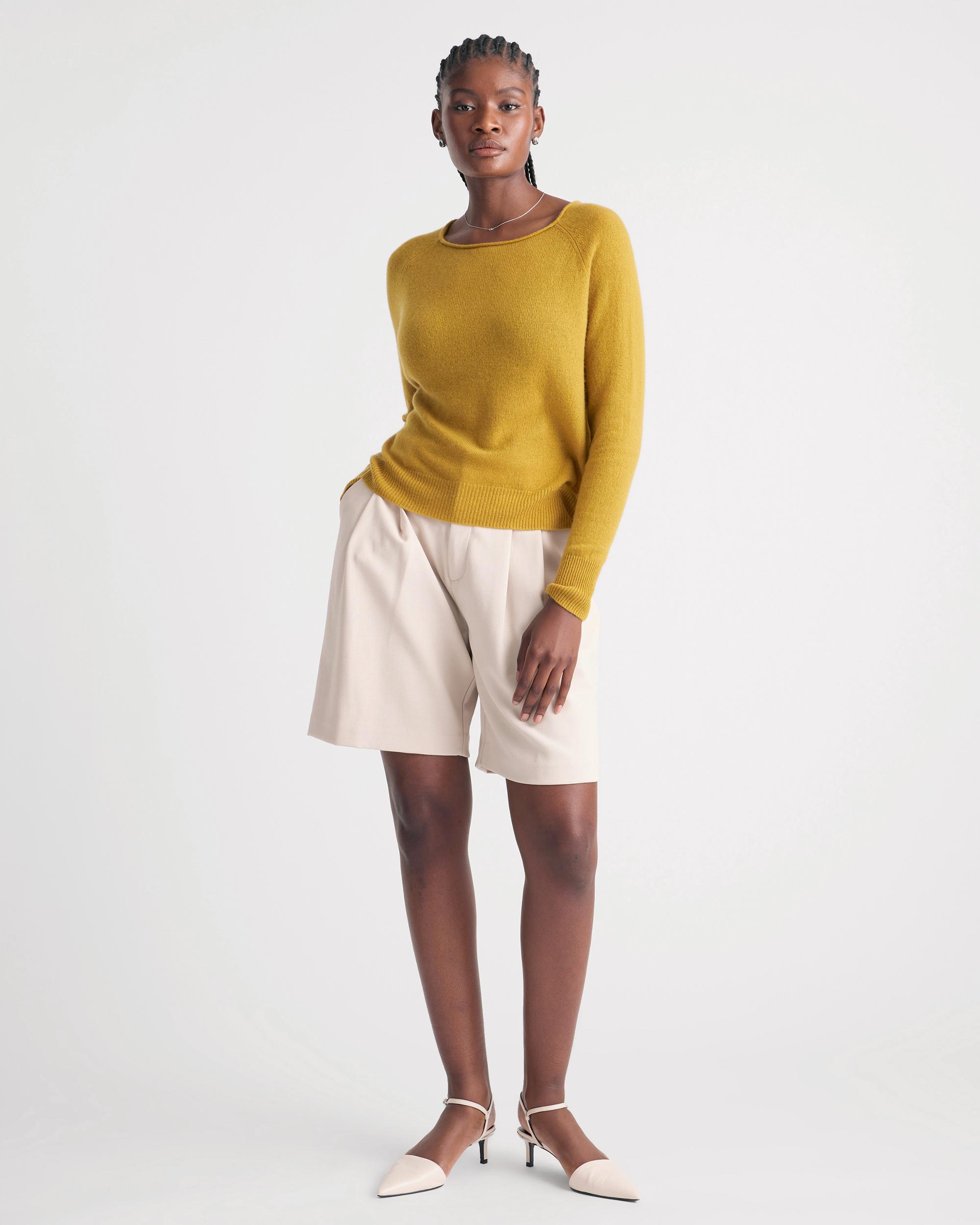 Quince | Women's Mongolian Cashmere Boatneck Sweater Size XS Product Image