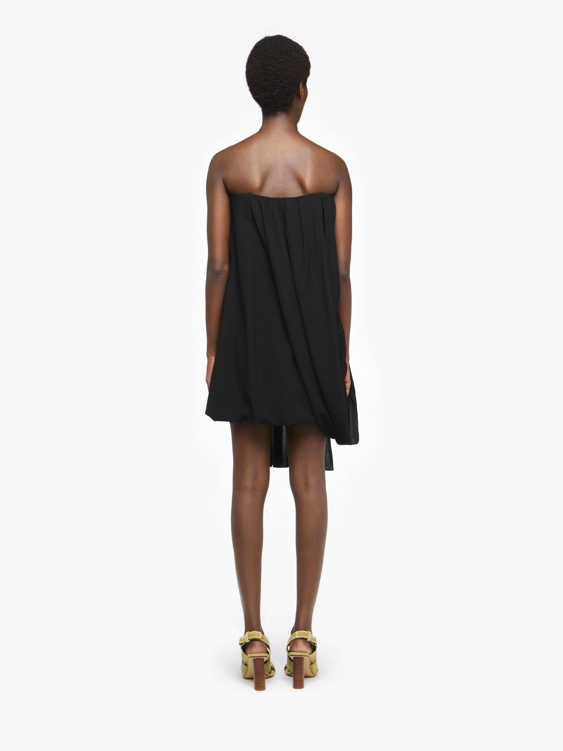 DRAPED BUSTIER DRESS Product Image
