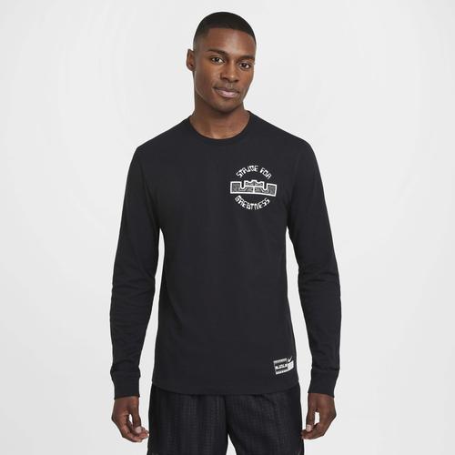 Nike Mens LeBron Max90 Long-Sleeve Basketball T-Shirt | HF6191-010 Product Image
