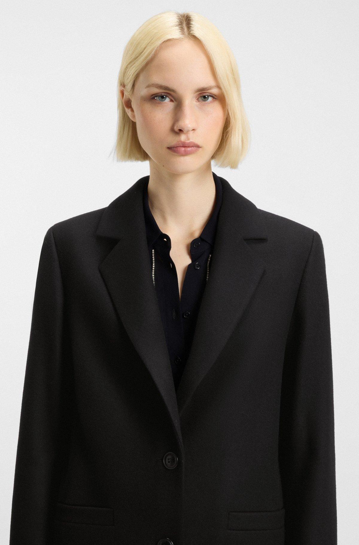 Relaxed-fit coat in a wool blend Product Image