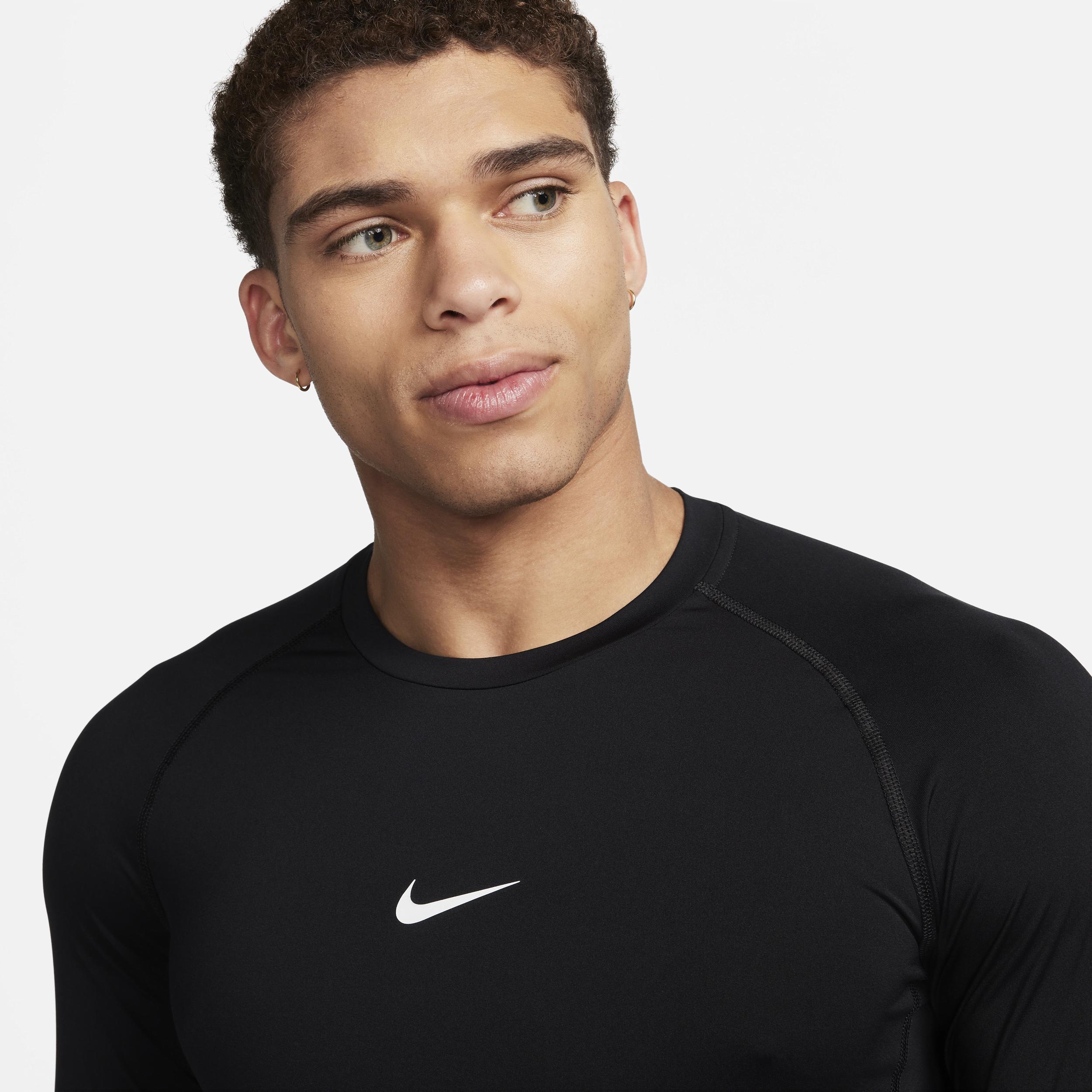 Mens Nike Pro Dri-FIT Slim Long-Sleeve Fitness Top | FB7926-010 Product Image