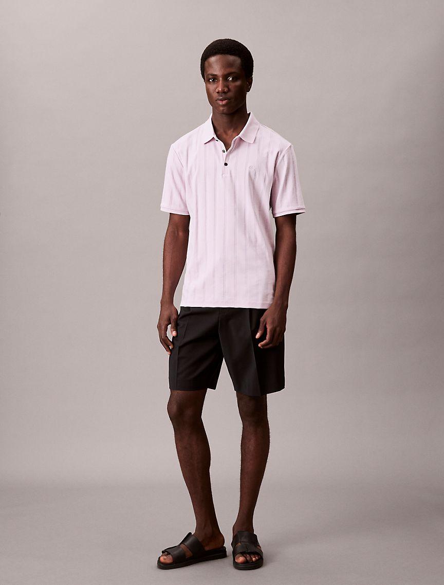 Variegated Rib Classic Polo Shirt  Product Image