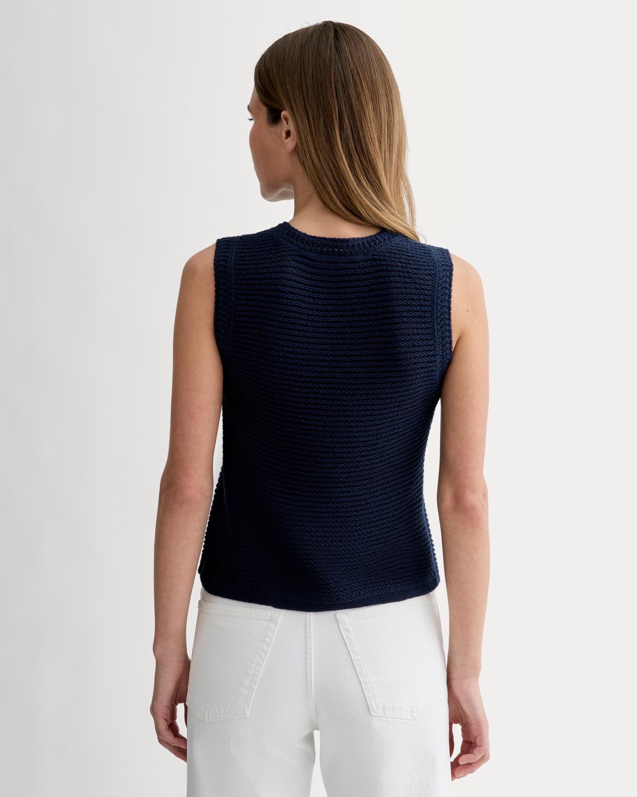 Womens Organic Cotton Open-Stitch Tank by Everlane Product Image