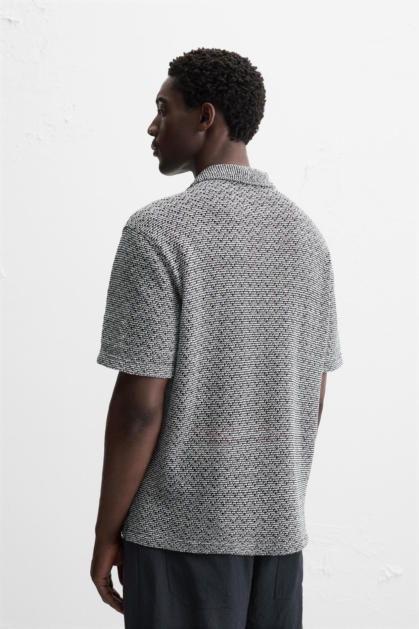 OPEN TEXTURED SHIRT Product Image