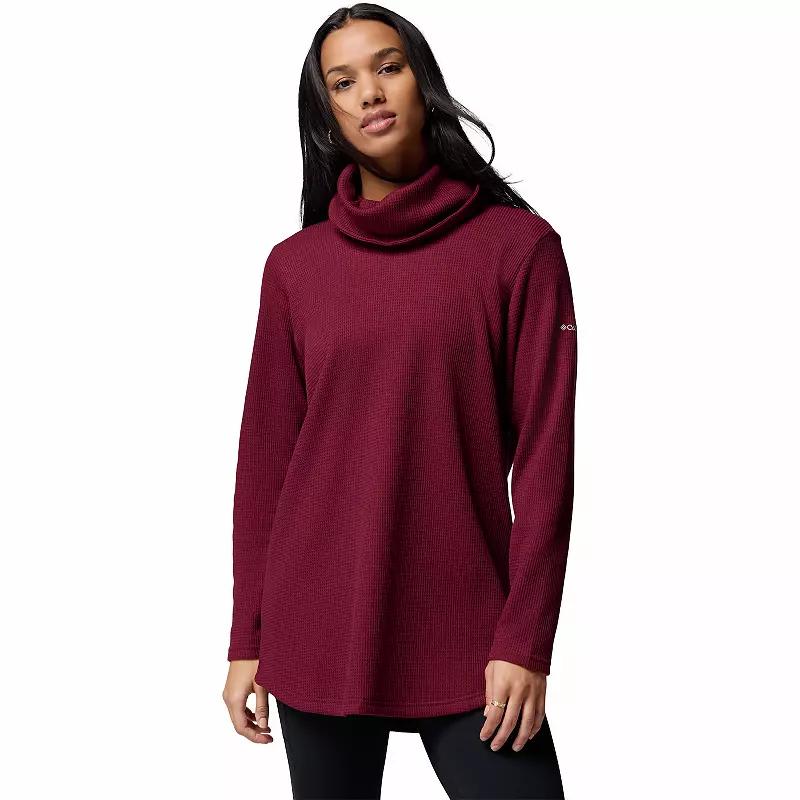 Columbia Womens Holly Hideaway Waffle Cowl Neck Pullover- Product Image