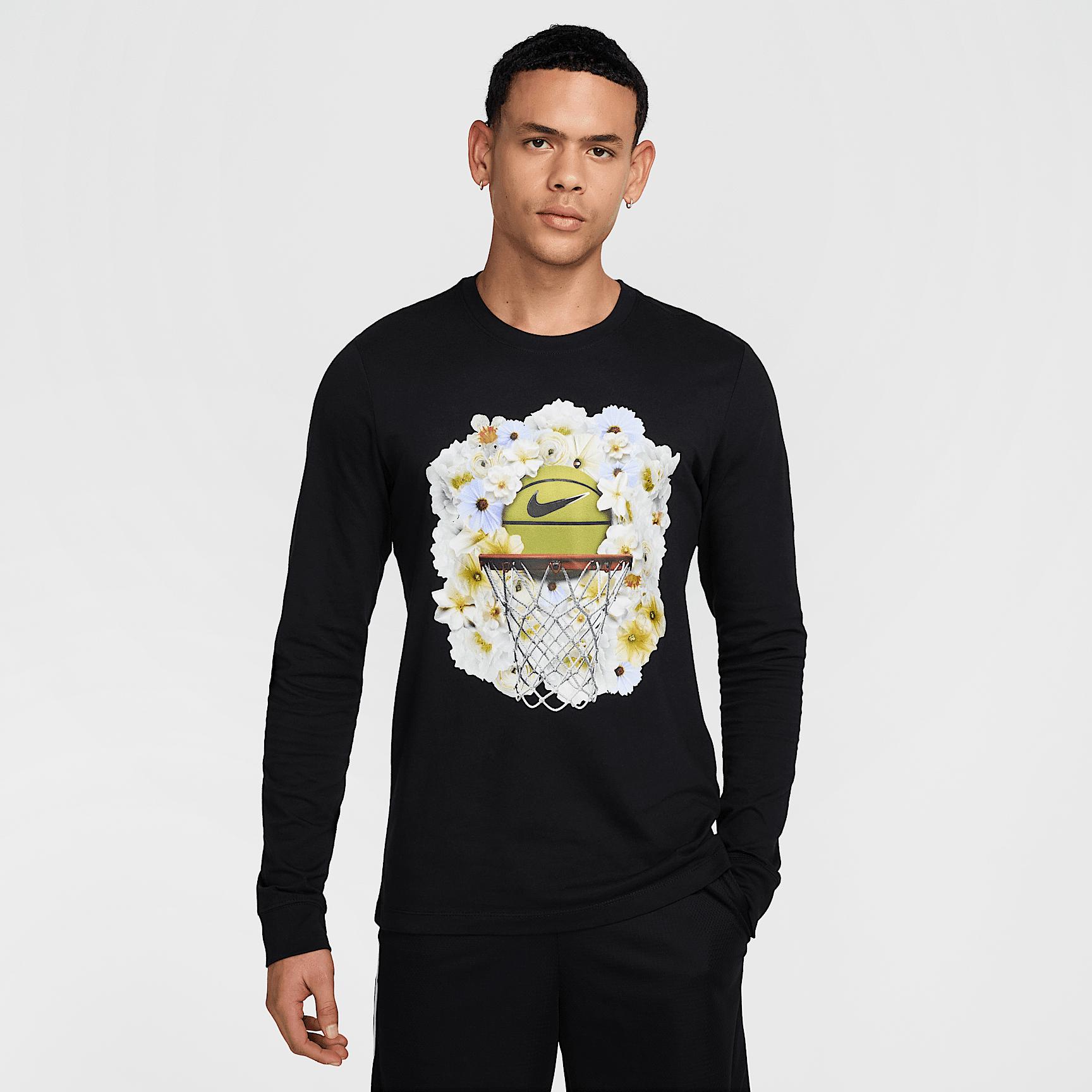 Nike Men's Max90 Long-Sleeve Basketball T-Shirt Product Image