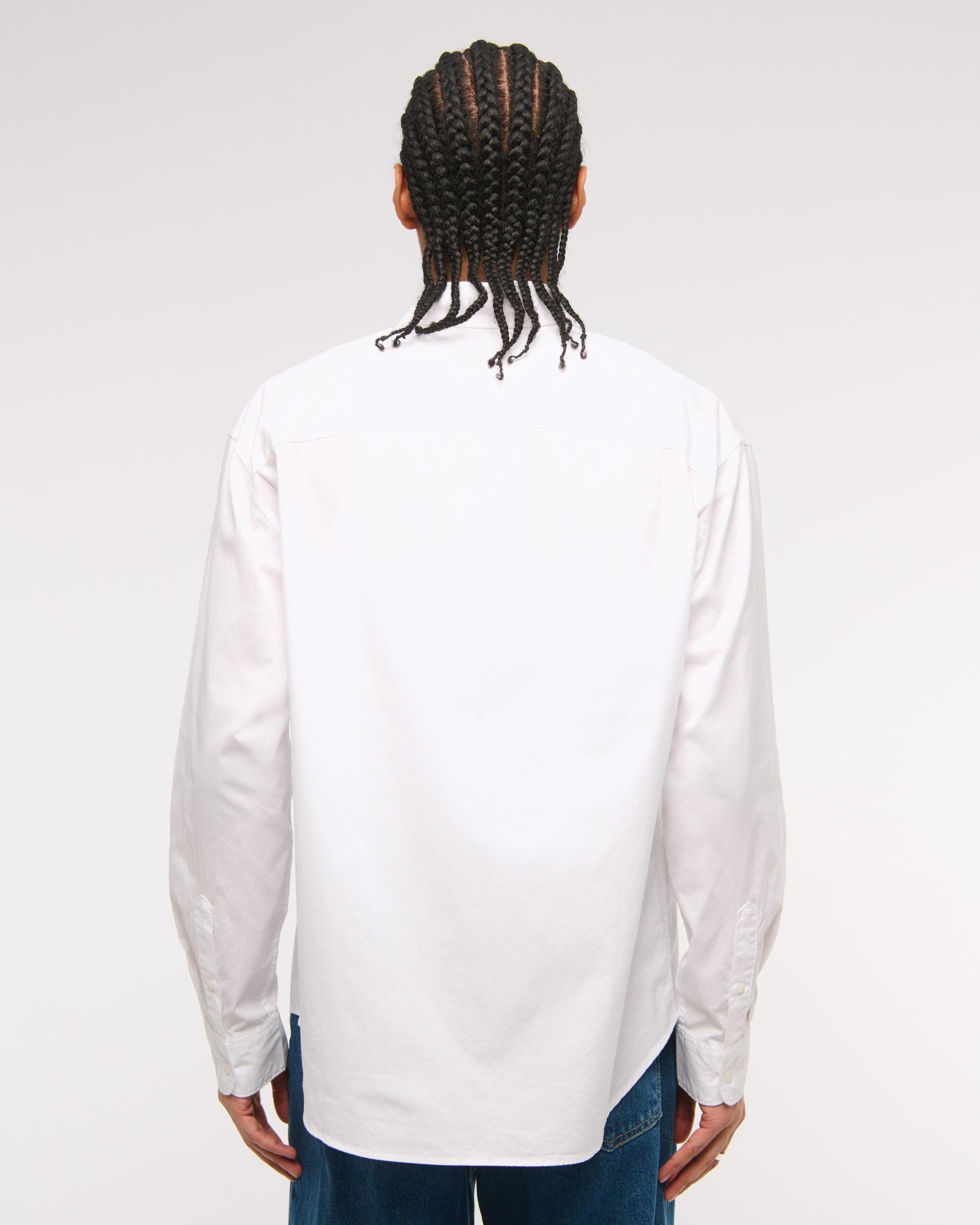 Poplin Button-Up Shirt Product Image