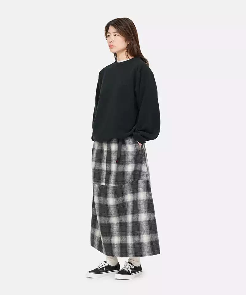 Wool Paneled Skirt Female Product Image