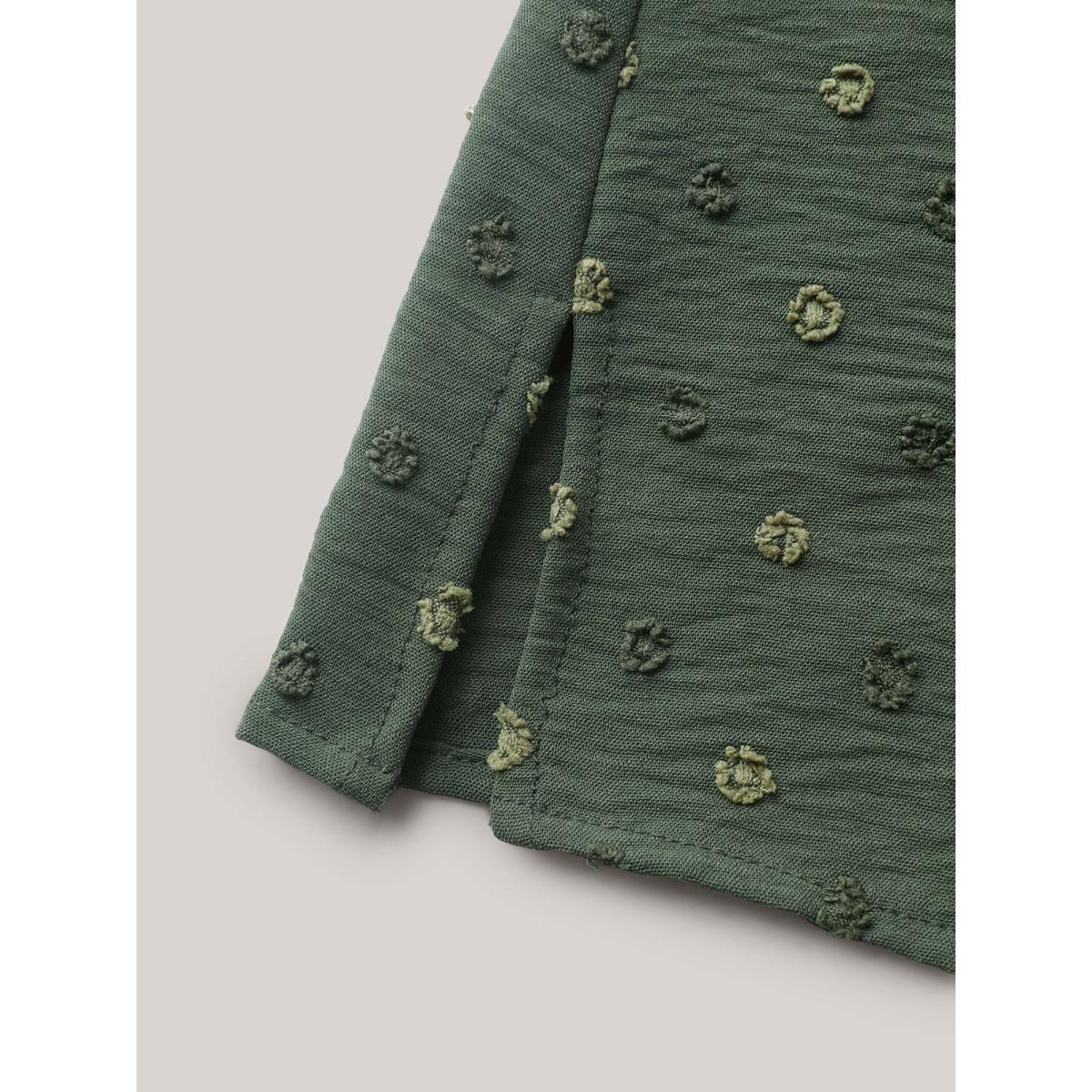 Plus Size Textured Lace Trim Neck Tank Top Women ArmyGreen Timeless Woven ribbon&lace trim V-neck Elegant Tank Tops Camis BloomChic 22-24/3X Product Image