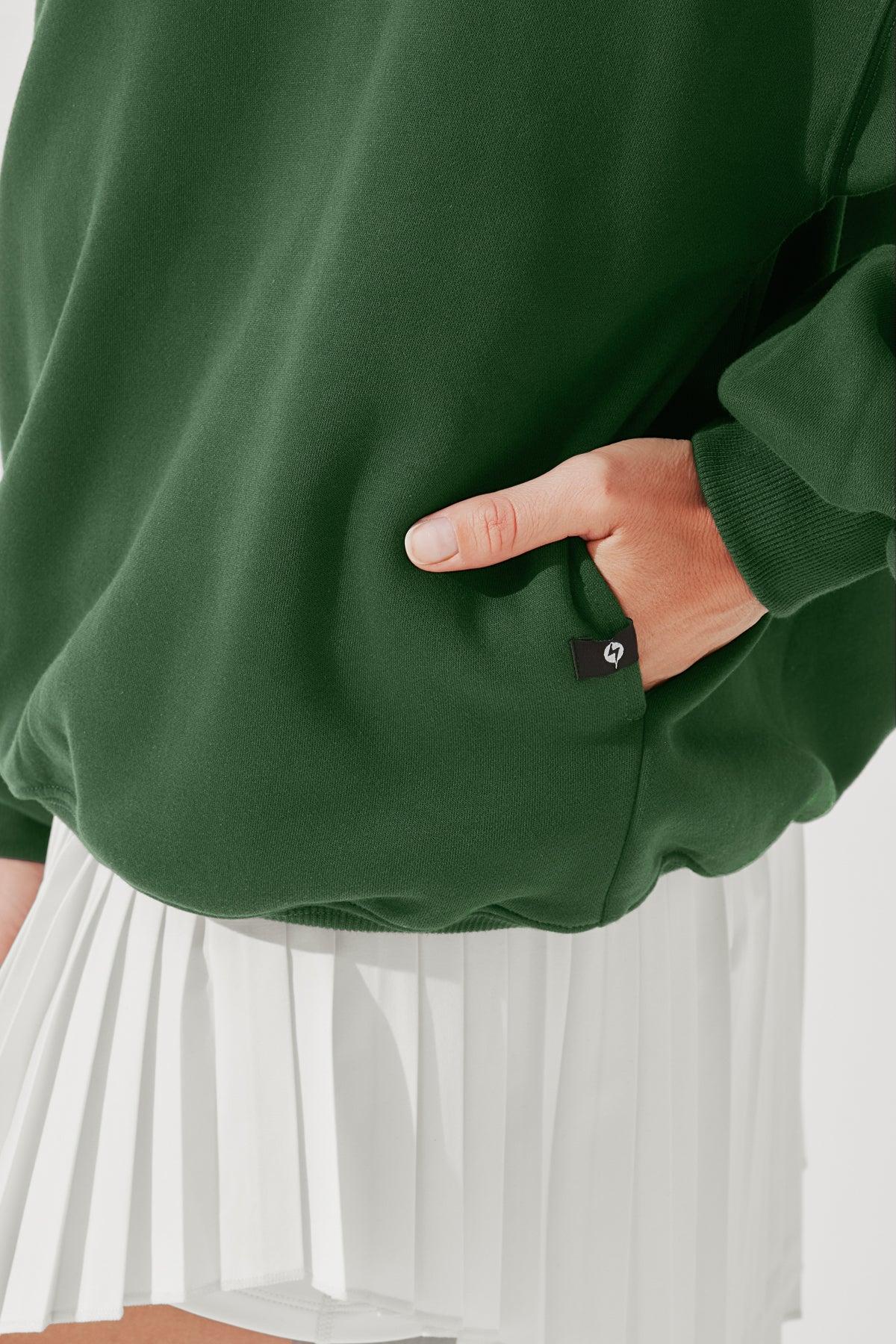 Cloud Crewneck Sweater - Black Product Image