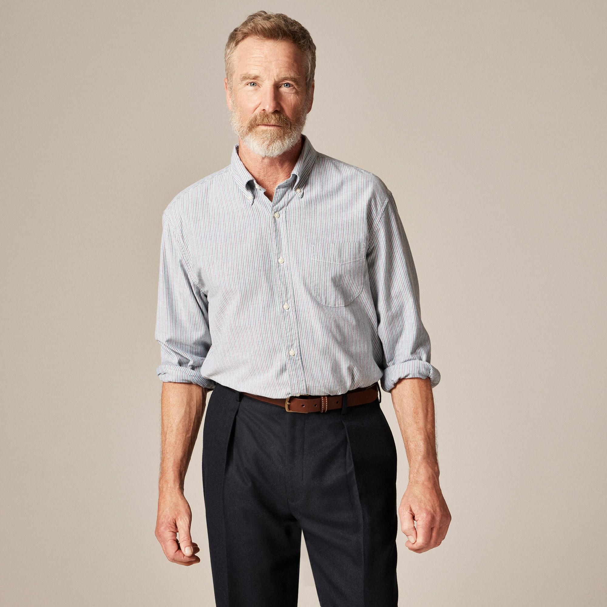 Broken-in organic cotton oxford shirt Product Image