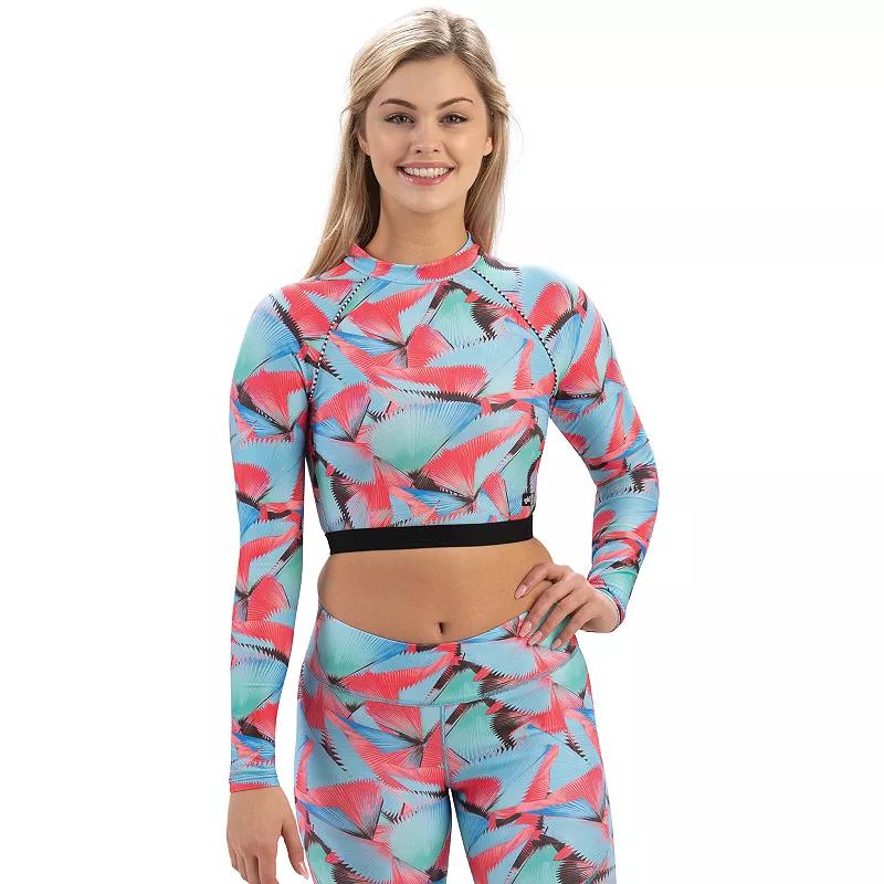 Womens Dolfin Uglies Revibe Print Cropped Rash Guard Product Image