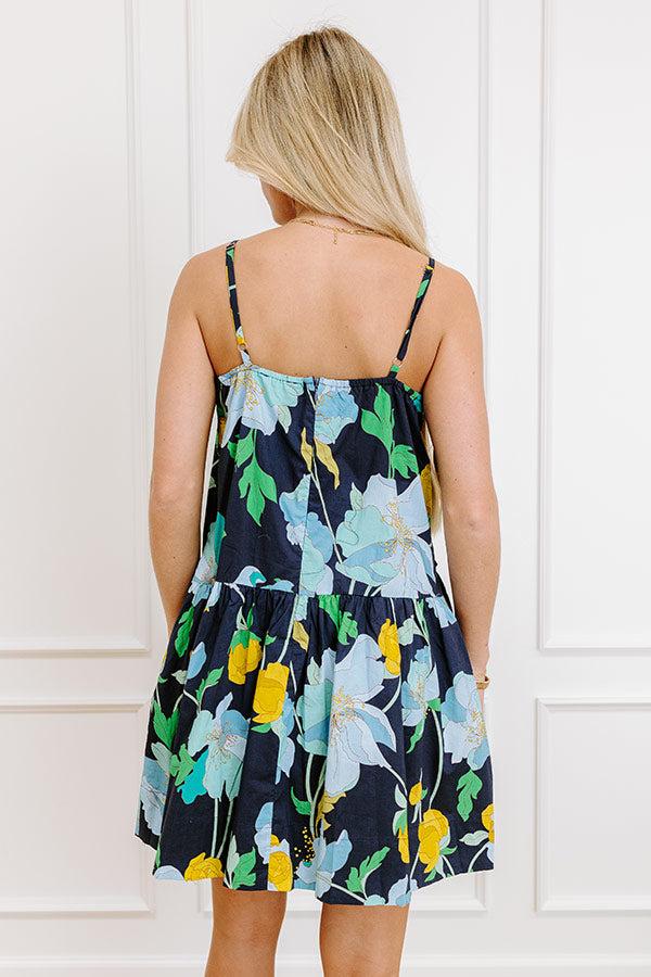 Date Night Chic Floral Mini Dress Product Image